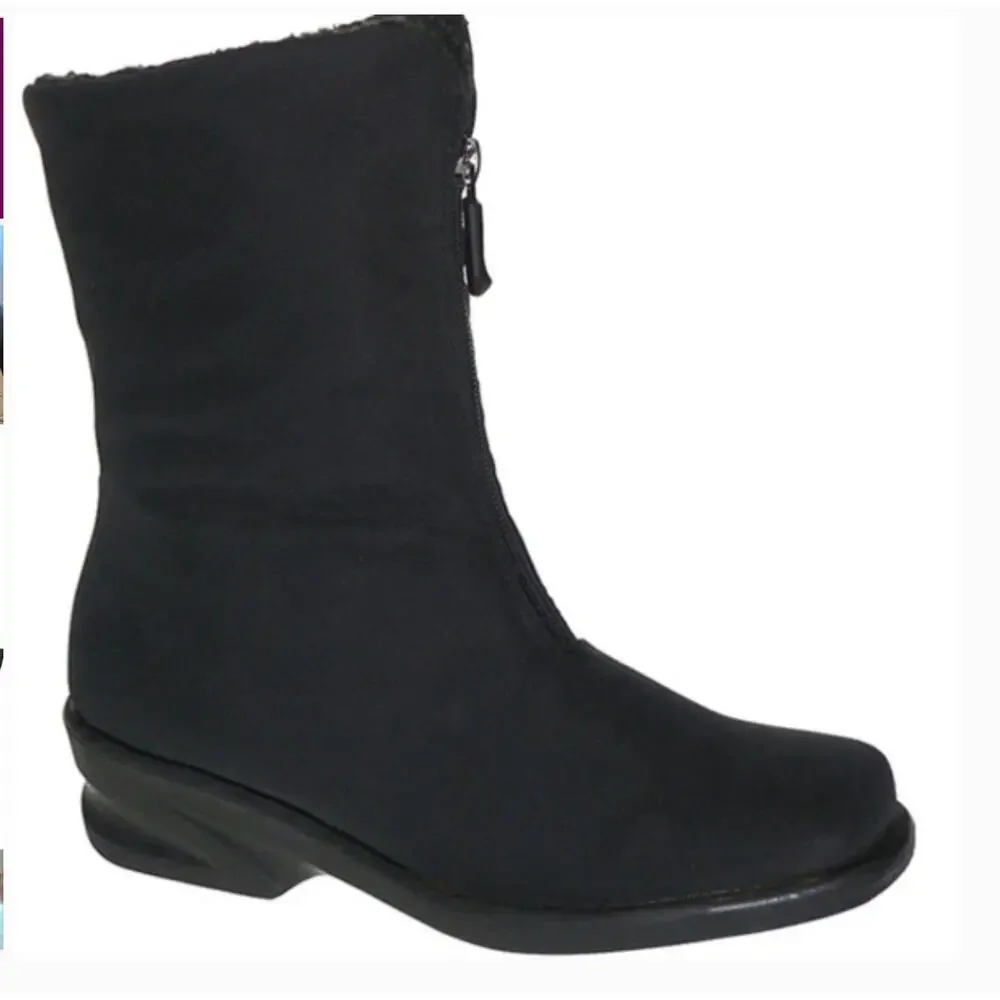 Toe Warmers Made in Canada Michelle Boots Black Lined Waterproof sz 9
